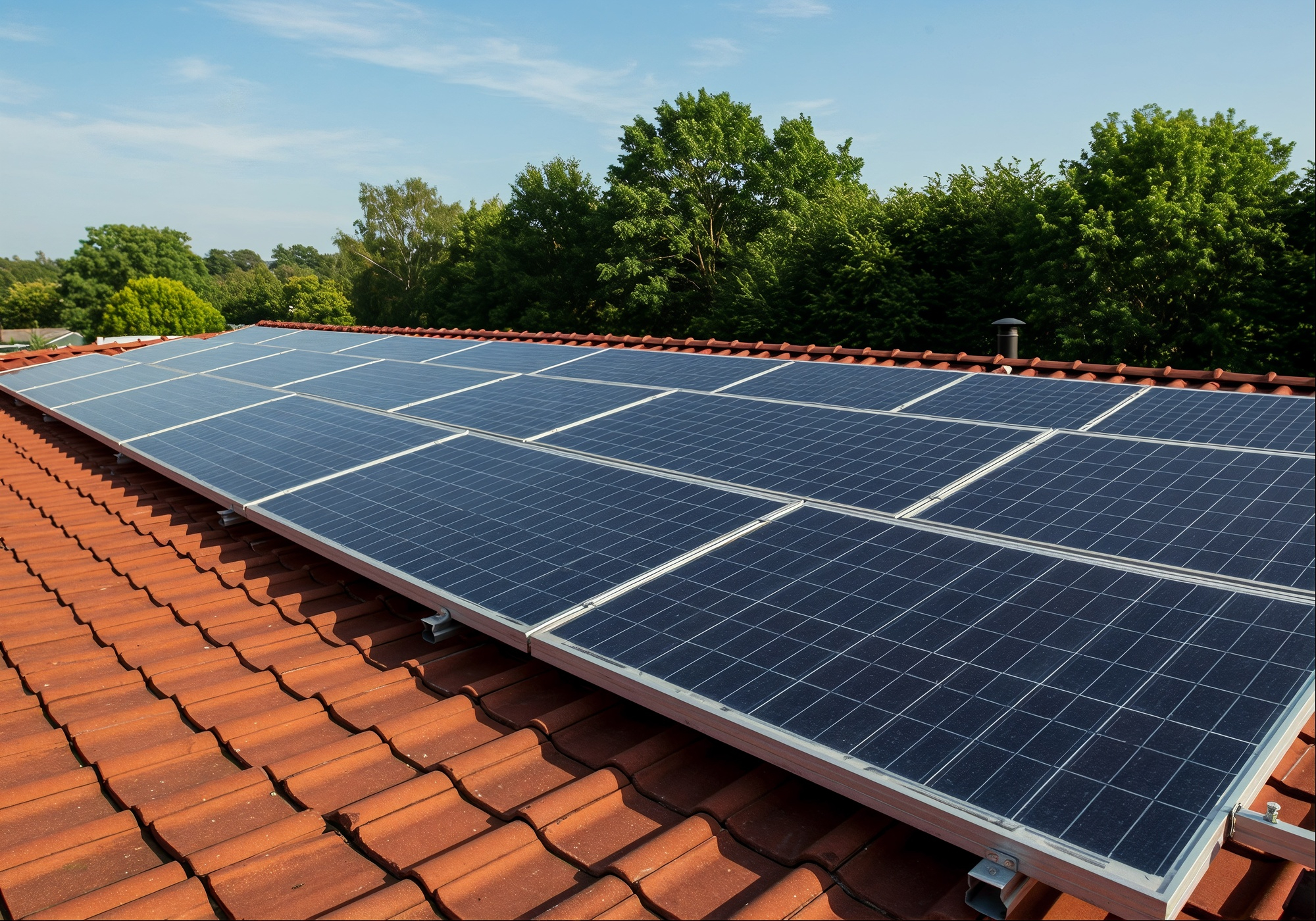 Casa com energia solar